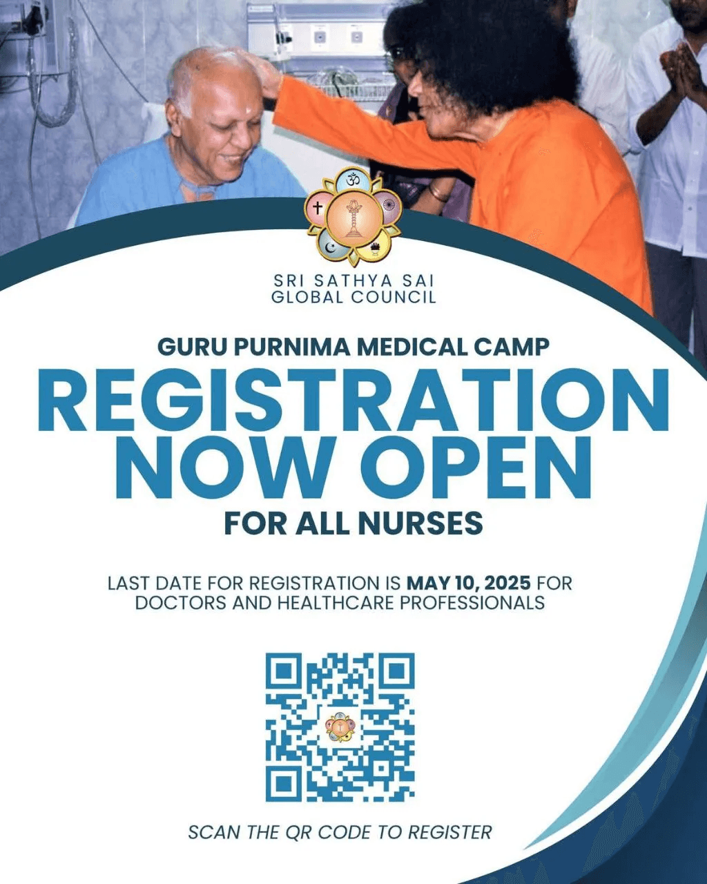 Llamado a todas las enfermeras: sirvan con compasión en el campamento de atención médica de Gurupurnima
