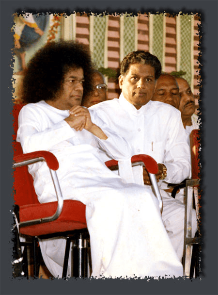 Carta especial del presidente de SSSGC,              K. Chakravarthi